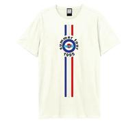 Amplified Camiseta 1995 Tour Stripes Oasis para Adultos Unisex (GD1010)