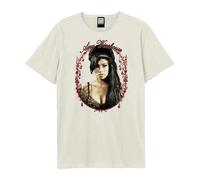 Amplified Camiseta Amy Winehouse Diseño Marco Floral para Adultos (GD4114)