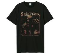 Amplified Camiseta Beat Down In Fear Seether para Adultos Unisex (GD3933)