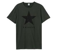 Amplified Camiseta Black Star David Bowie para Adultos Unisex (GD1294)