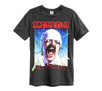 Amplified Camiseta Blackout Scorpions para Adultos Unisex (GD1324)