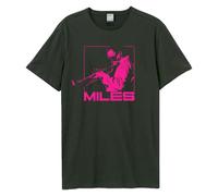 Amplified Camiseta Blowin Diseño Miles Davis para Adultos Unisex (GD3100)