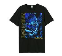 Amplified Camiseta Blue Monster Iron Maiden para Adultos Unisex (GD3465)