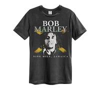 Amplified Camiseta Bob Marley Nine Mile Charcoal XL Gris Oscuro