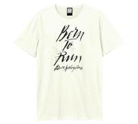 Amplified Camiseta Born To Run Bruce Springsteen para Adultos Unisex (GD1811)