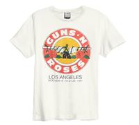 Amplified - Camiseta Bullet Guns N Roses de Vintage para Adultos Unisex