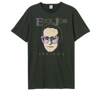 Amplified Camiseta Caribou Face Elton John para Adultos Unisex (GD2905)