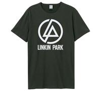 Amplified - Camiseta Circle Logo Linkin Park para Adultos Unisex (XL) (Carbón)