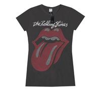Amplified Camiseta con Logotipo The Rolling Stones con Brillantes para (NS5996)