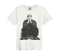 Amplified Camiseta Contemplation Tupac Shakur de Vintage para Adultos (GD1670)