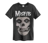 Amplified - Camiseta Crew Misfits para Adultos Unisex (XL) (Carbón)