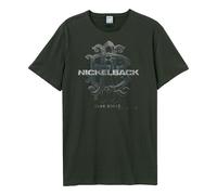 Amplified Camiseta Dark Horse Nickelback para Adultos Unisex (GD2139)