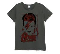 Amplified Camiseta David Bowie Aladdin Sane para Mujer (GD304)