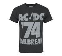 Amplified Camiseta de AC/DC modelo 74 Jailbreak para hombre (NS5153)