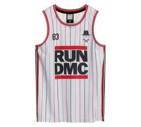 Amplified Camiseta de malla de baloncesto para hombre, mujer, unisex, sin mangas, estampado por ambos lados, transpirable, verano, festival, bandmerch, camiseta para fans de la música, RUN DMC, XL