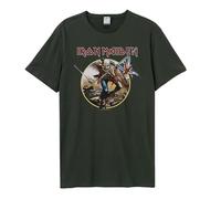Amplified - Camiseta de Trooper Iron Maiden para Adultos Unisex (M) (Carbón)