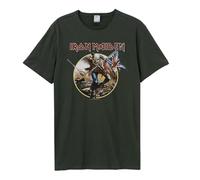 Amplified - Camiseta de Trooper Iron Maiden para Adultos Unisex (XL) (Carbón)