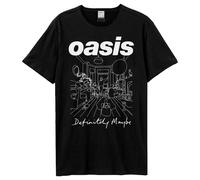 Amplified Camiseta Definitely Maybe Oasis para Adultos Unisex (GD2176)
