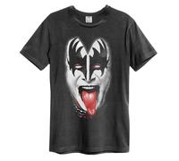 Amplified Camiseta Demon Face Kiss para Adultos Unisex (GD1536)