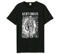 Amplified Camiseta Etched Out Kurt Kurt Cobain para Adultos Unisex (GD3618)