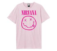 Amplified Camiseta Face Diseño Nirvana para Adultos Unisex (GD4172)
