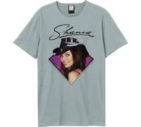 Amplified Camiseta Face Shania Twain para Adultos Unisex (GD2250)