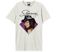 Amplified Camiseta Face Shania Twain para Adultos Unisex (GD2250)