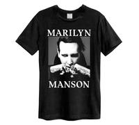 Amplified Camiseta Fists Marilyn Manson para Adultos Unisex (GD3653)