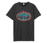 Amplified Camiseta Flames Deep Purple para Adultos Unisex (GD2295)