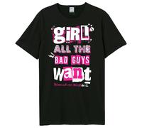 Amplified Camiseta Girl All The Bad Guys Bowling For Soup para Adultos (GD3078)