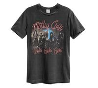 Amplified Camiseta Girls Girls Girls Motley Crue para Adultos Unisex (GD1555)