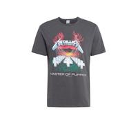 Amplified Master of Puppets Camiseta Manga Corta, Grey (Charcoal), L para Hombre