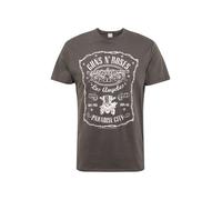 AMPLIFIED Camiseta 'GUNS N ROSES' gris oscuro / blanco, Talla XL