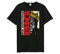 Amplified Camiseta Half Face Portrait Notorious Big para Adultos (GD3680)