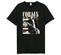 Amplified Camiseta In Concert Bootleg Kurt Cobain para Adultos Unisex (GD4021)