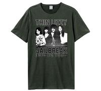 Amplified Camiseta Jailbreak Tour Thin Lizzy para Adultos Unisex (GD2661)