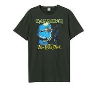 Amplified - Camiseta Killer World Tour '81 Iron Maiden para Adultos Unisex (XS) (Carbón)