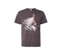 AMPLIFIED Camiseta 'KORN - FOLLOW THE LEADER' marrón / antracita / rojo / blanco M EUR