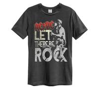 Amplified - Camiseta Let There Be Rock AC/DC para Adultos Unisex