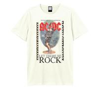 Amplified Camiseta Let There Be Rock Angus AC/DC para Hombre (GD1231)