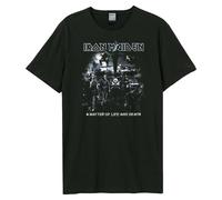 Amplified - Camiseta Life Or Death Iron Maiden para Adultos Unisex