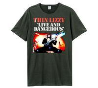 Amplified Camiseta Live And Dangerous Thin Lizzy para Adultos Unisex (GD2649)