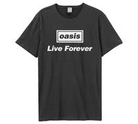 Amplified - Camiseta Live Forever Oasis para Adultos Unisex