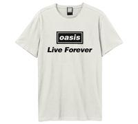 Amplified Camiseta Live Forever Oasis para Adultos Unisex (GD2177)