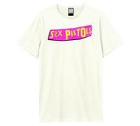 Amplified - Camiseta Logo Driver Sex Pistols para Adultos Unisex
