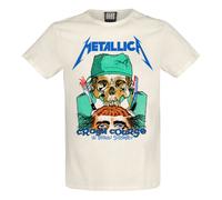 Amplified Camiseta Metallica Crash Course In Brain Surgery para (GD258)