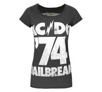Amplified - Camiseta modelo AC/DC Jailbreak 74 para mujer