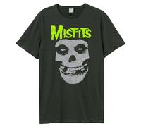 Amplified Camiseta Neon Skull Misfits para Adultos Unisex (GD1373)