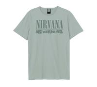 Amplified Camiseta Nevermind Diseño Nirvana para Adultos Unisex (GD4200)