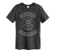 Amplified Camiseta New York City Anthrax para Adultos Unisex (GD1429)